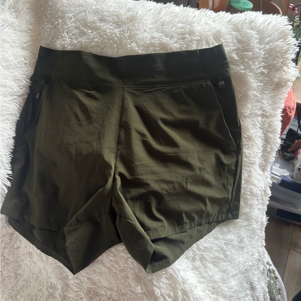 Athleta Olive Green Athletic Shorts